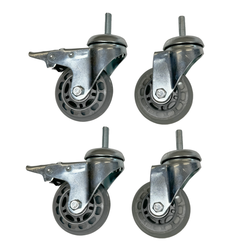 BLO GT Rubberised Metal Wheels - 4 PACK